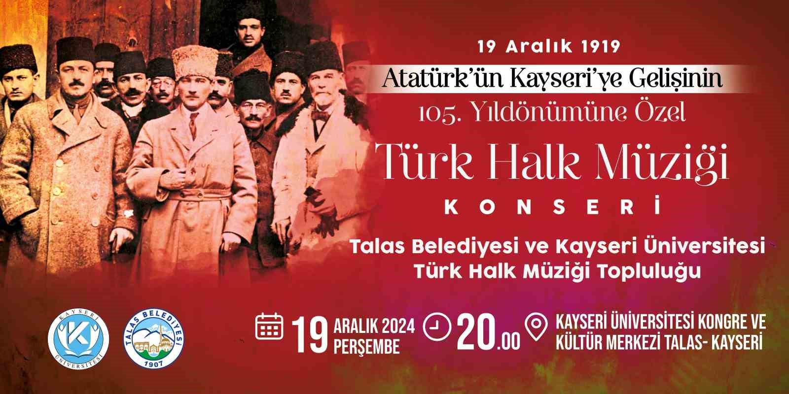 Atatürk’e özel konsere sayılı saatler