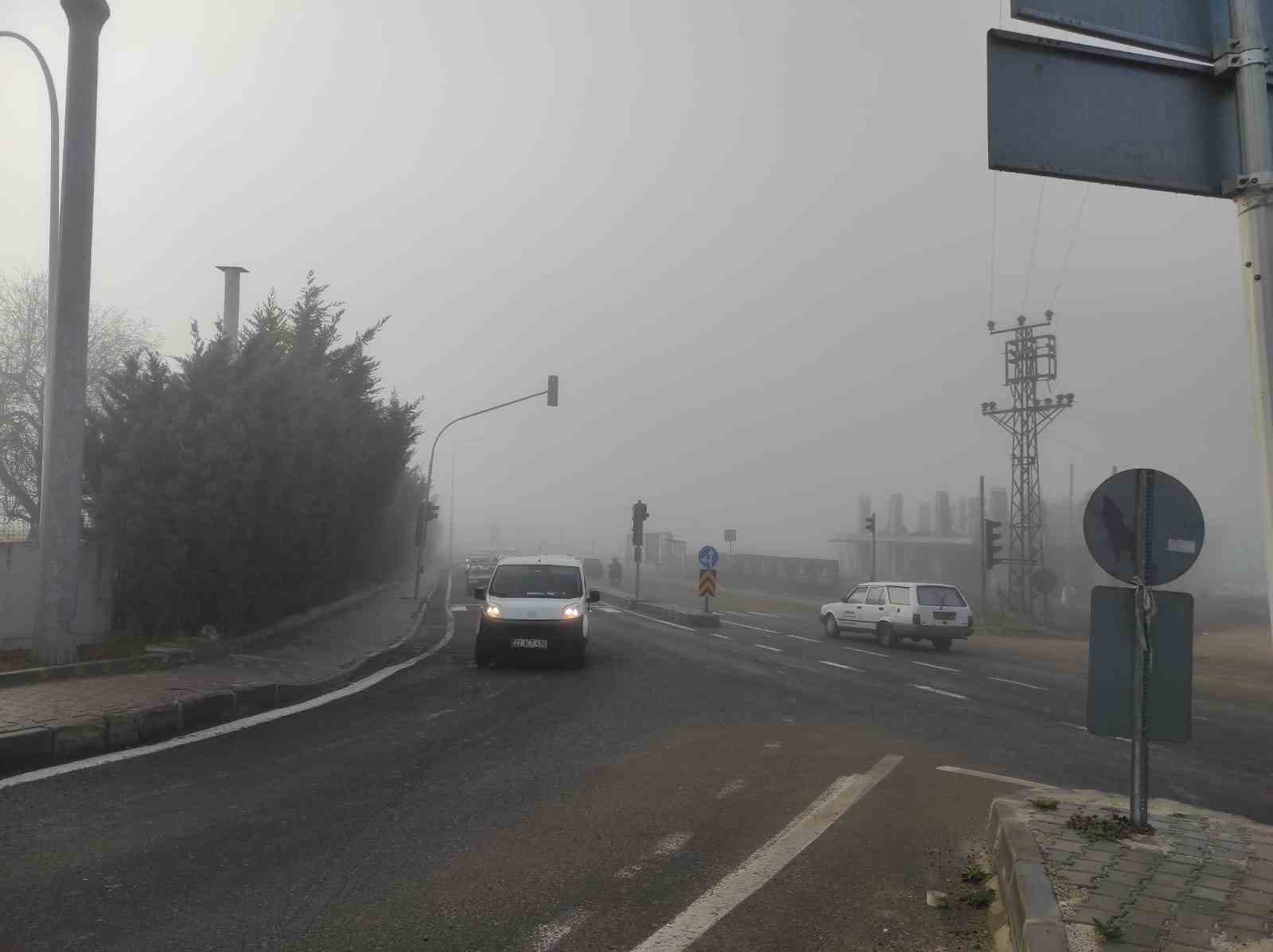 Tekirdağ&rsquo;da yoğun sis
