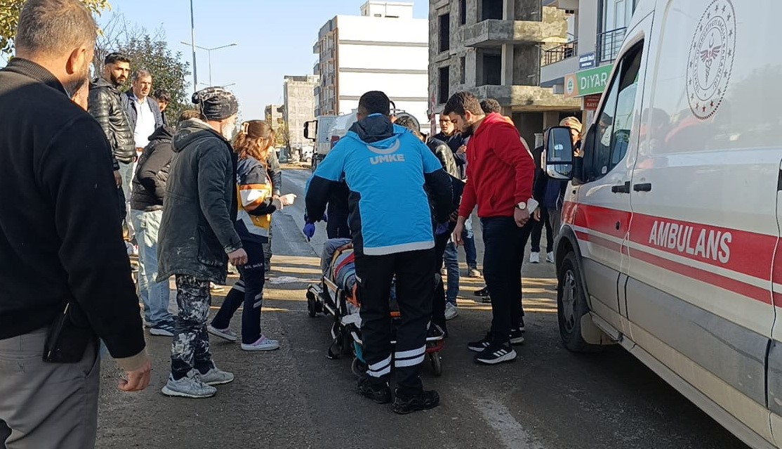 Devrilen motosikletin sürücüsü yaralandı
