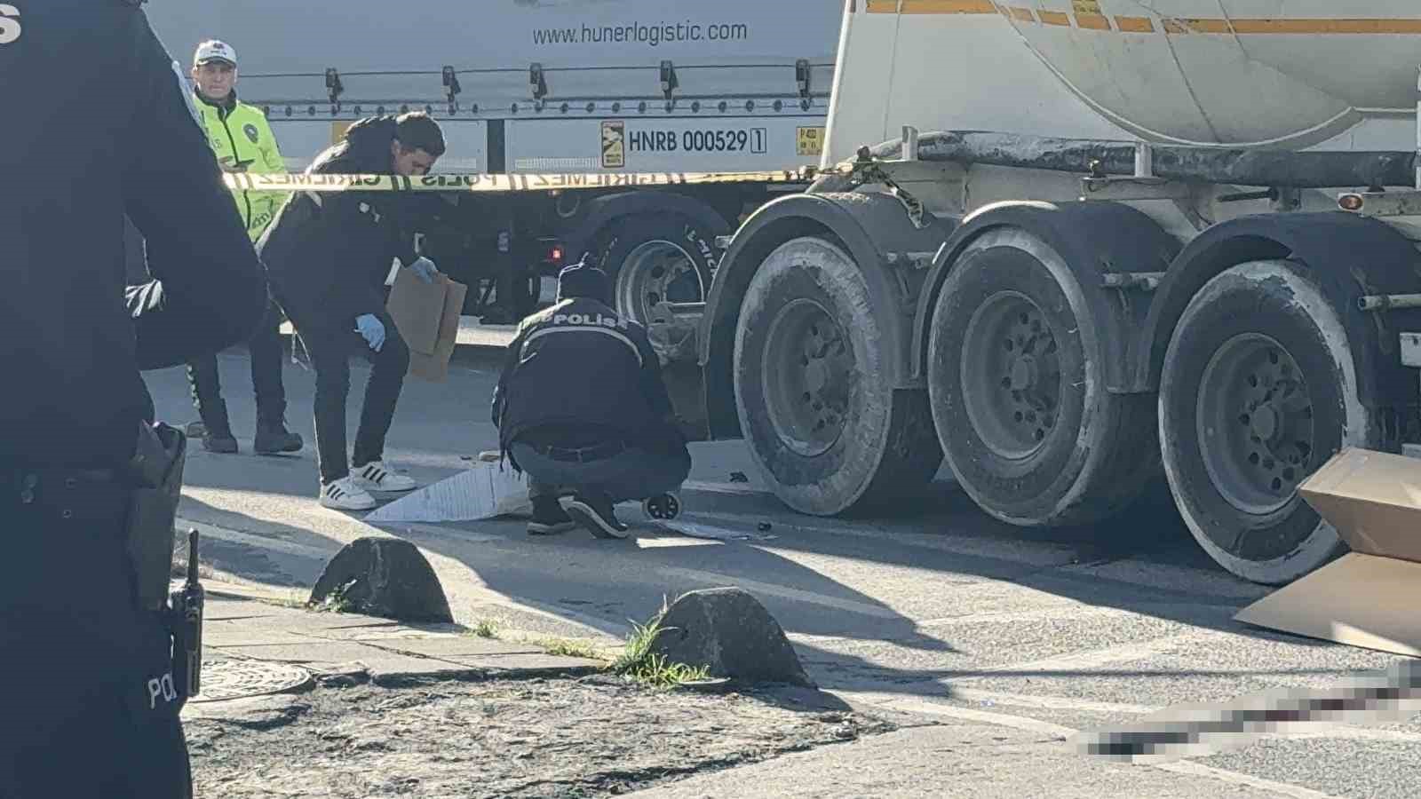 Arnavutköy’de yaşlı adam tankerin altında kalarak hayatını kaybetti
