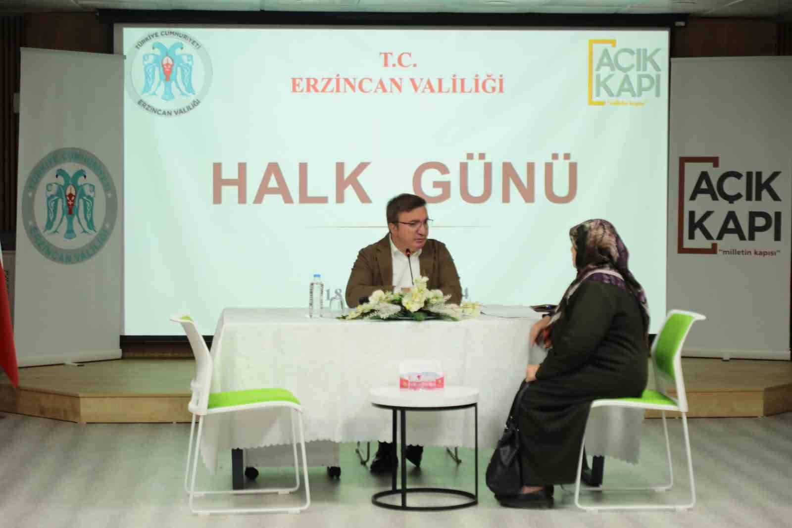 Vali Aydoğdu, "Halk Günü"nde 51 vatandaşı dinledi
