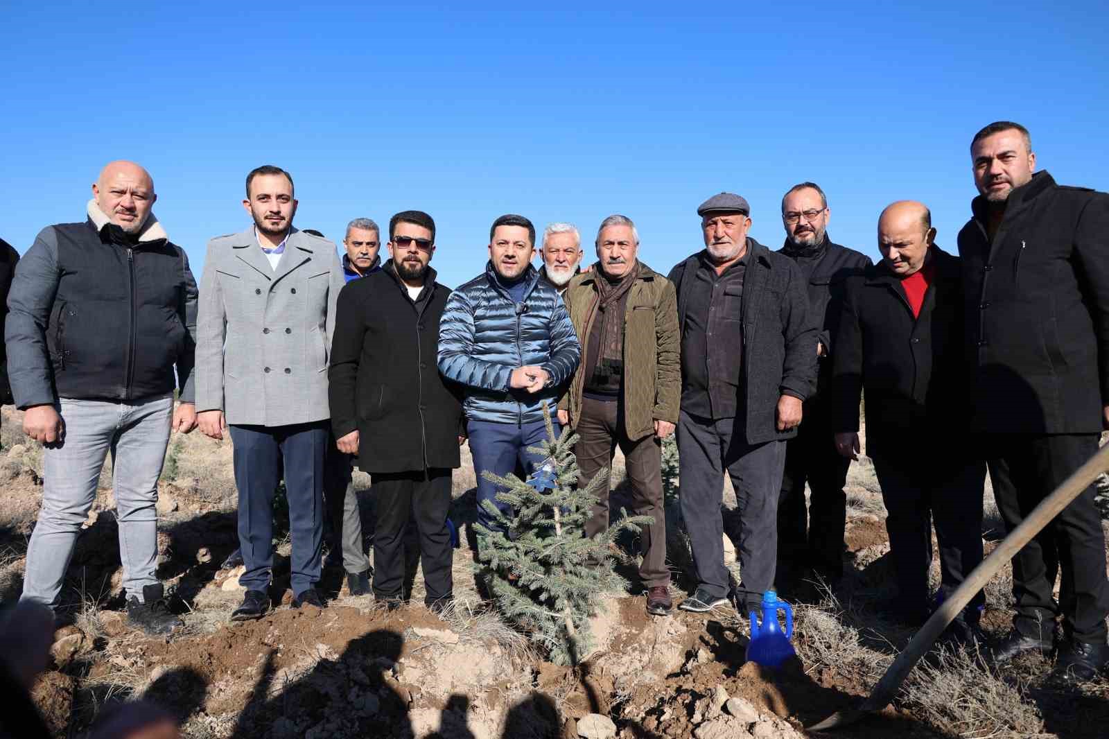 Nevşehir’de yeni doğan ve ölenlerin isimleri fidanlarda yaşayacak