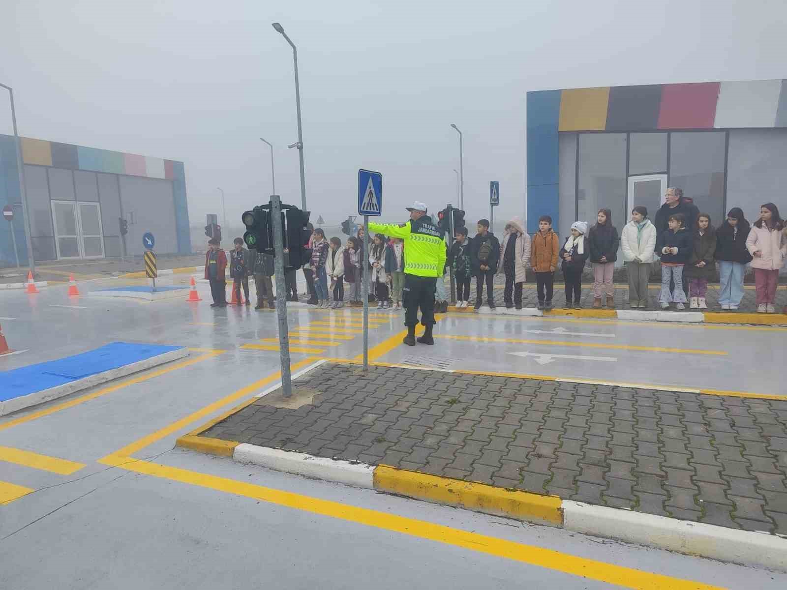 Tekirdağ’da öğrencilere trafik bilinci kazandırılıyor