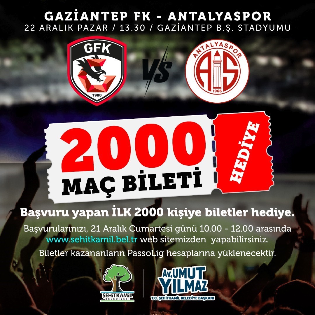 Şehitkamil&rsquo;den Gaziantep FK&rsquo;ya bir destek daha
