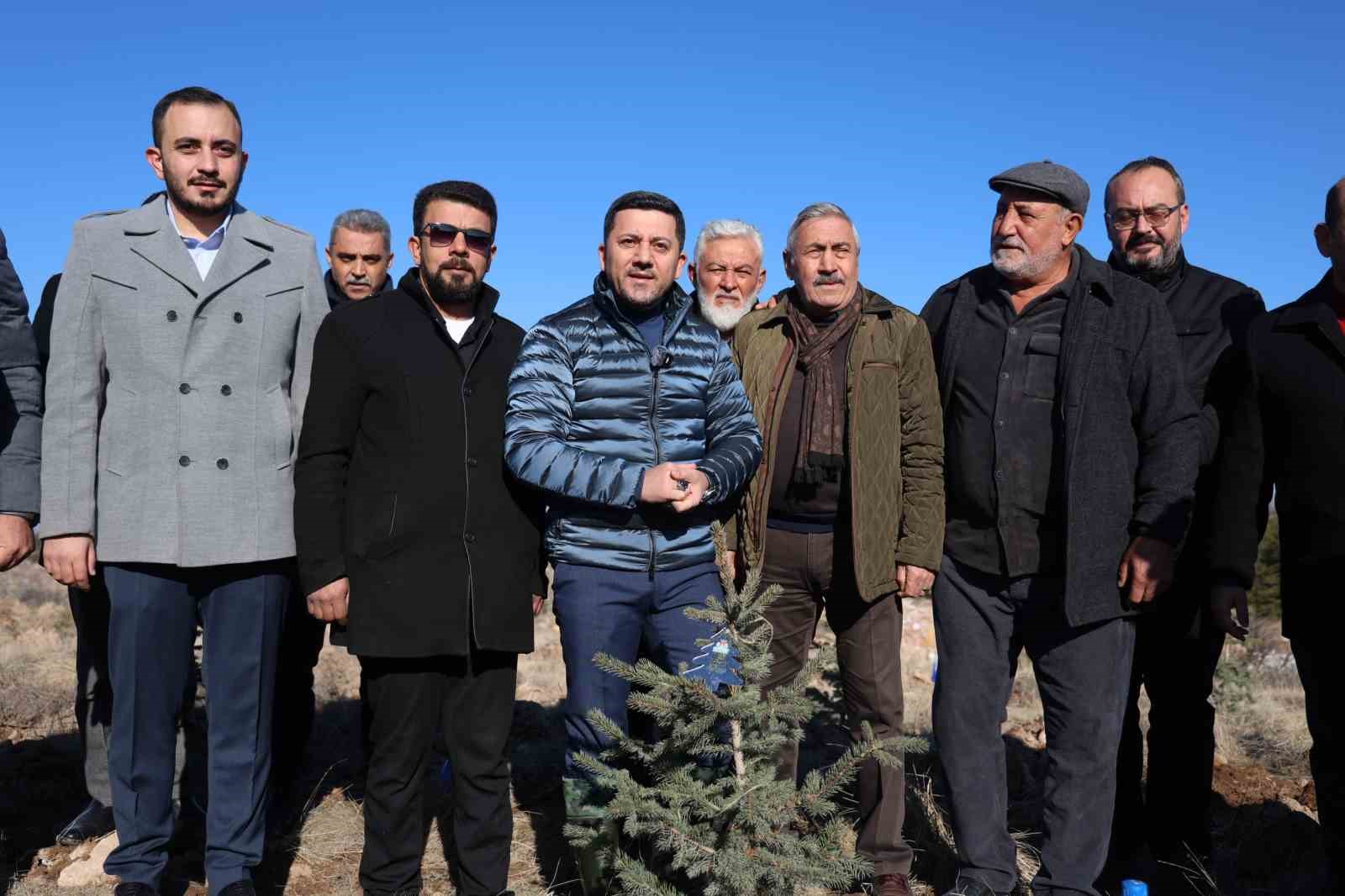 Nevşehir&rsquo;de yeni doğan ve &ouml;lenlerin isimleri fidanlarda yaşayacak
