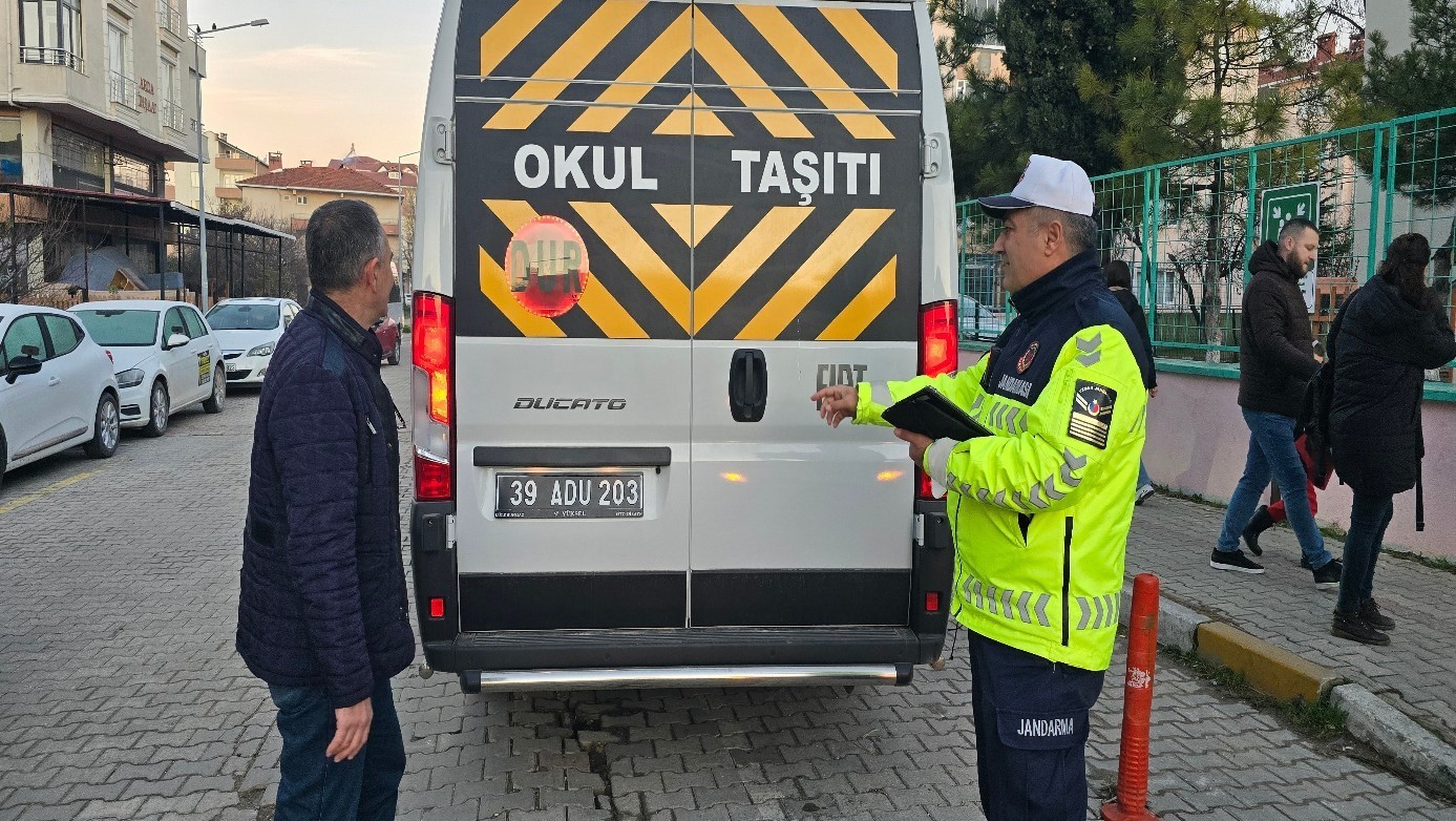 Kırklareli’nde okul servisleri denetlendi