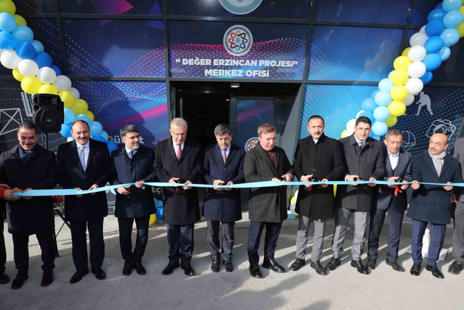 Değer Erzincan Projesi Merkez Ofisi’nin açılışı ve protokol imza töreni yapıldı