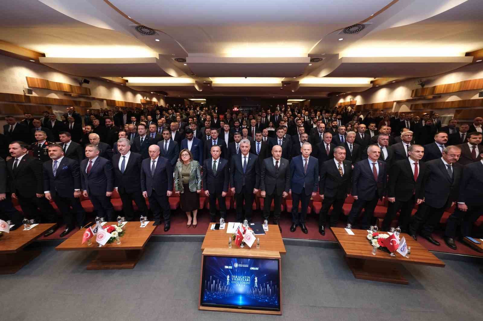 Gaziantep’te ihracatın yıldızları ödüllendirildi
