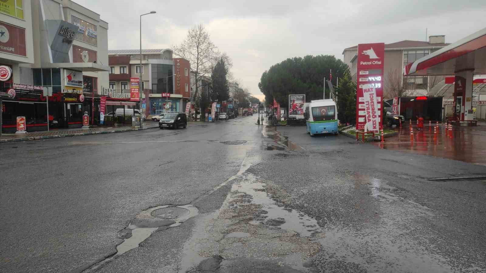 Tekirdağ’da sağanak yağış