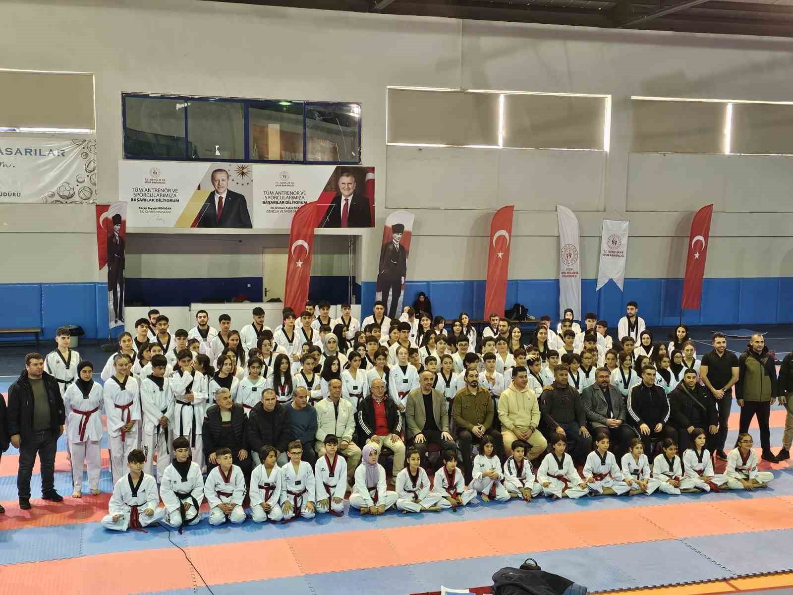 Tatvan’da Taekwondo Kuşak müsabakası düzenlendi