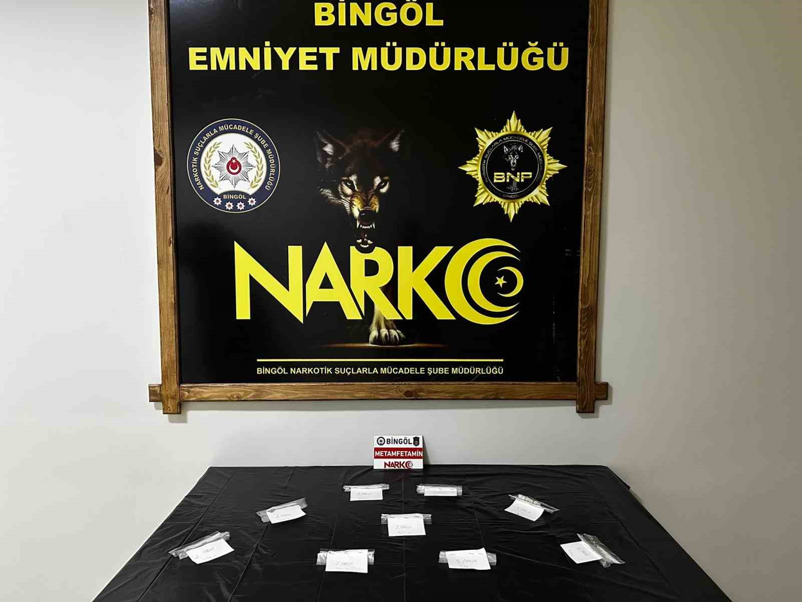 Bingöl’de uyuşturucu operasyonu: 1 tutuklama