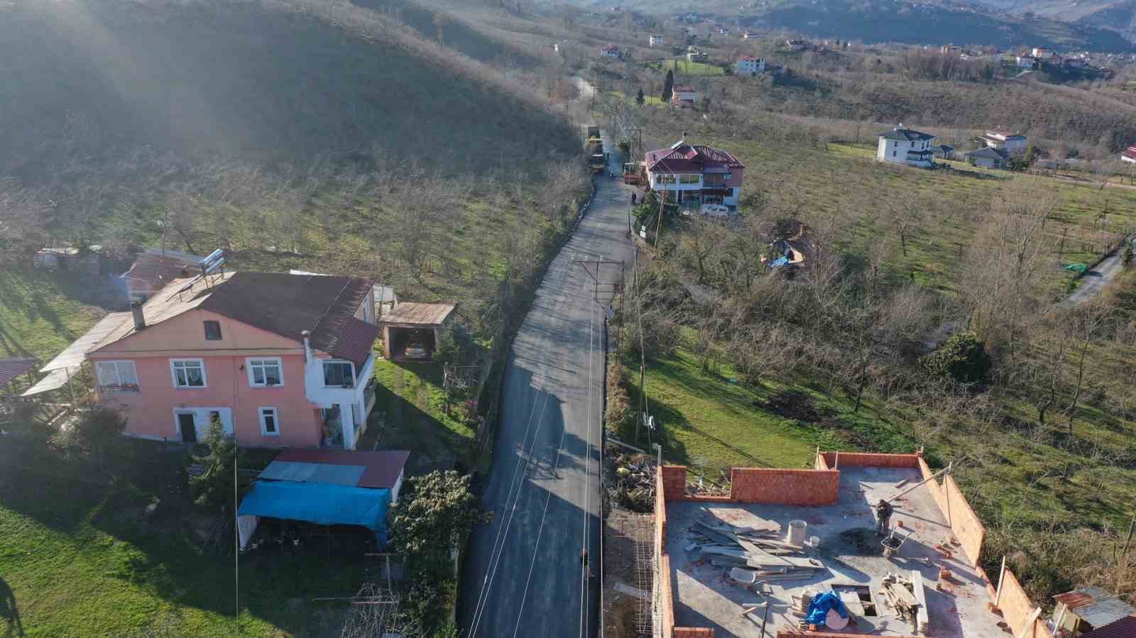 Ordu’da sıcak asfalt çalışmaları devam ediyor
