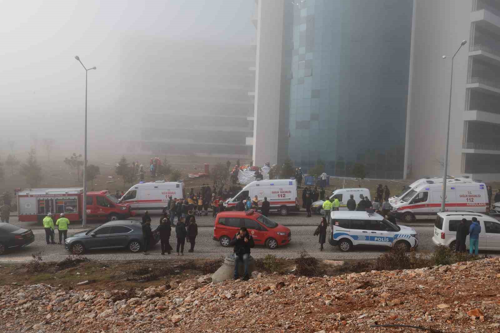 Helikopter kazasında olay yeri incelemesi tamamlandı
