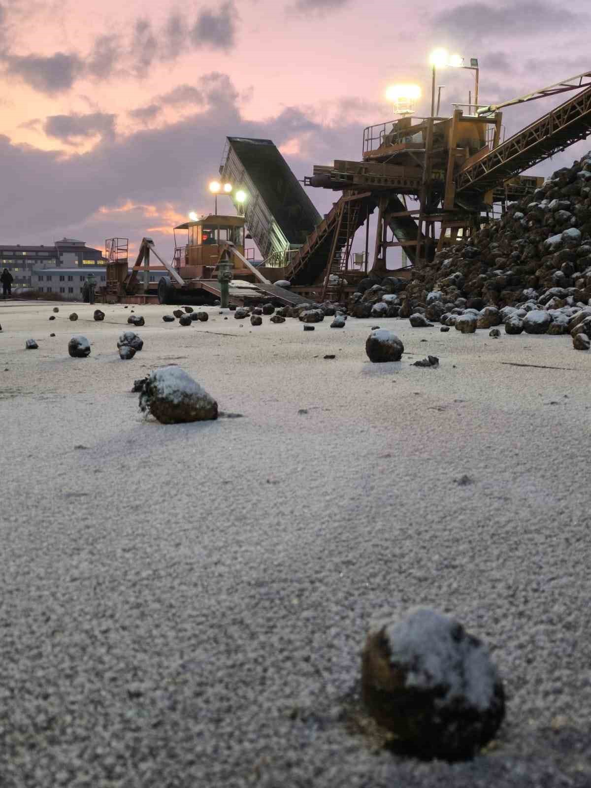 Kars Şeker Fabrikası’nda 175 ton pancar işlendi