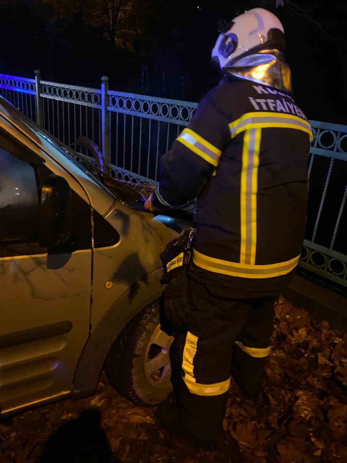 Kontrolden çıkan araç kaza yaptı: 1 yaralı