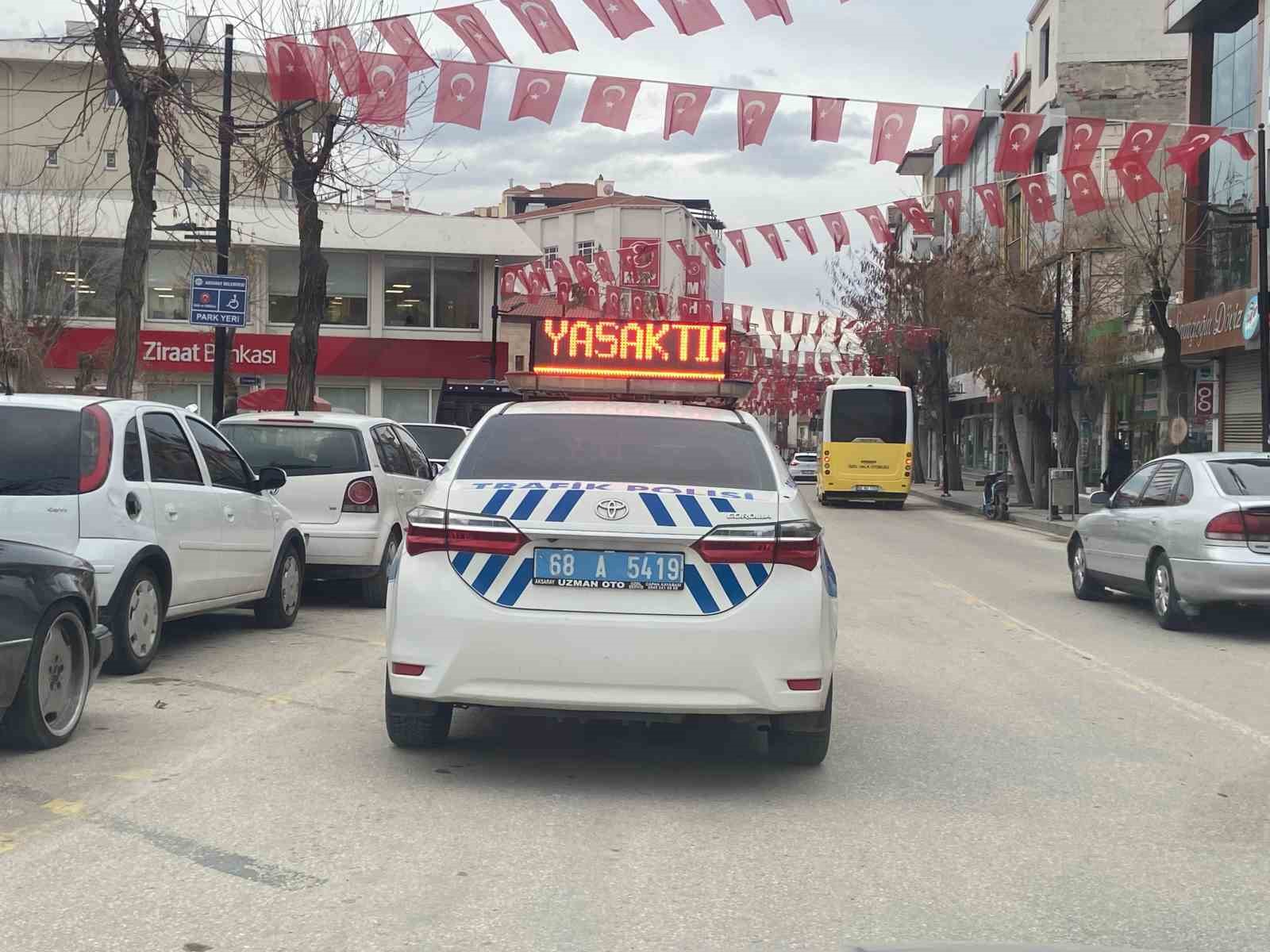 Aksaray’da hatalı parklara karşı sesli ve yazılı uyarı
