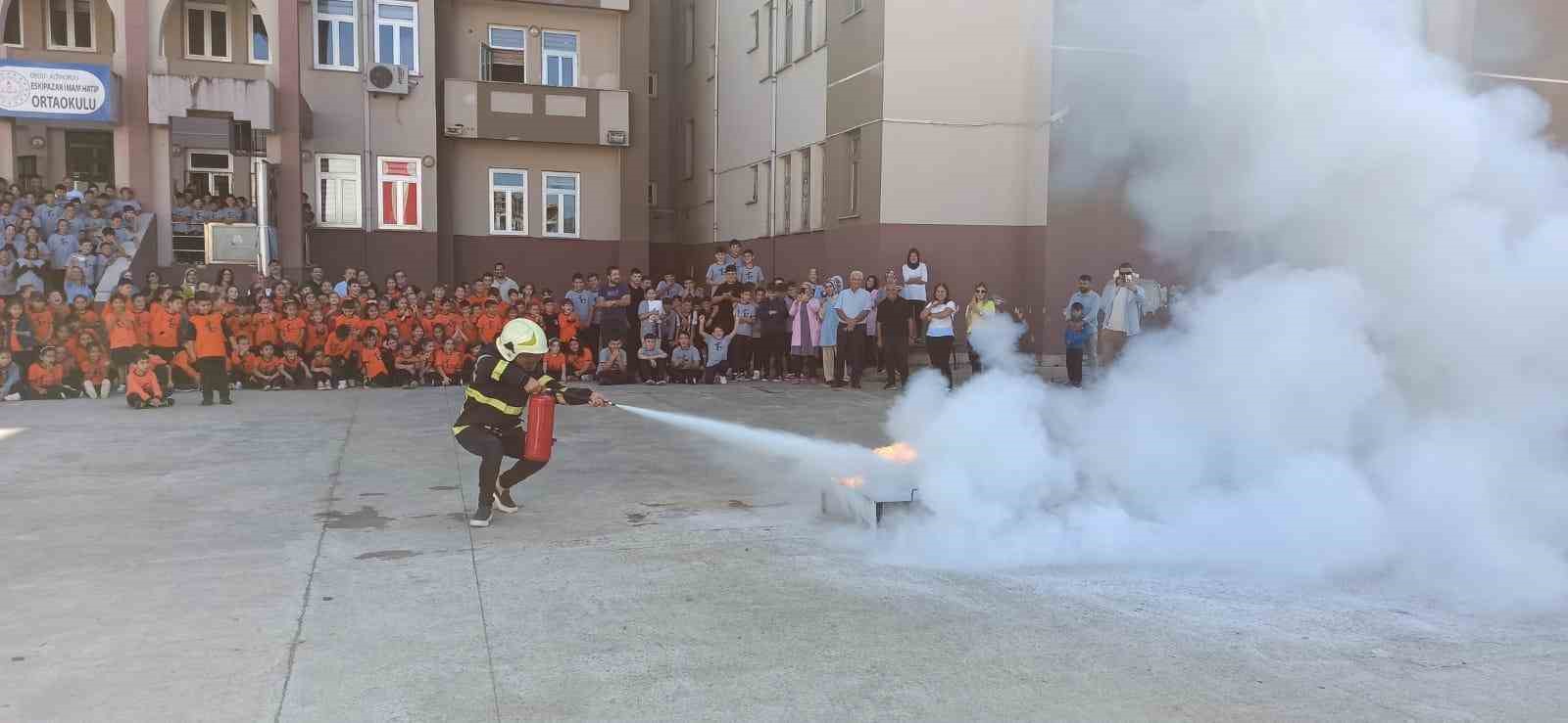 Ordu’da 22 bin 525 öğrenciye yangın eğitimi verildi
