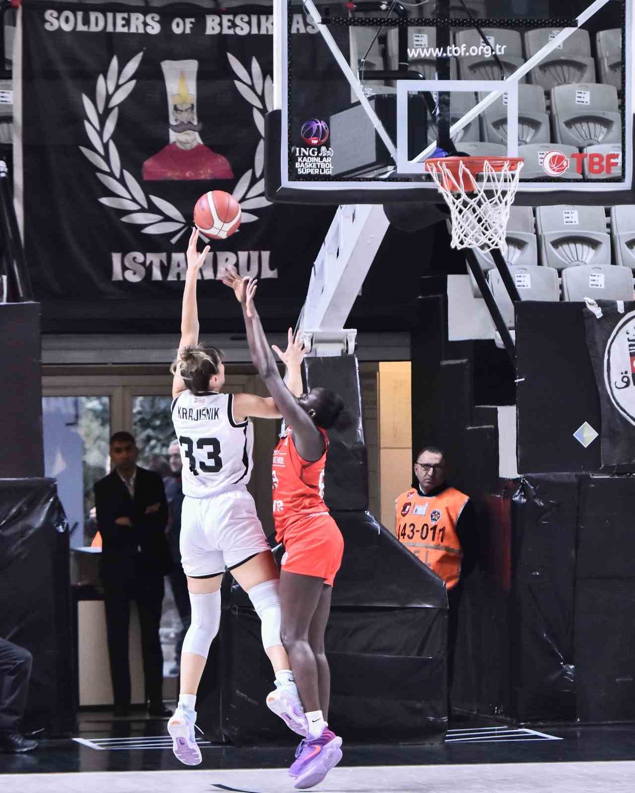 TKBL: Beşiktaş: 72 - Melikgazi Kayseri Basketbol: 68
