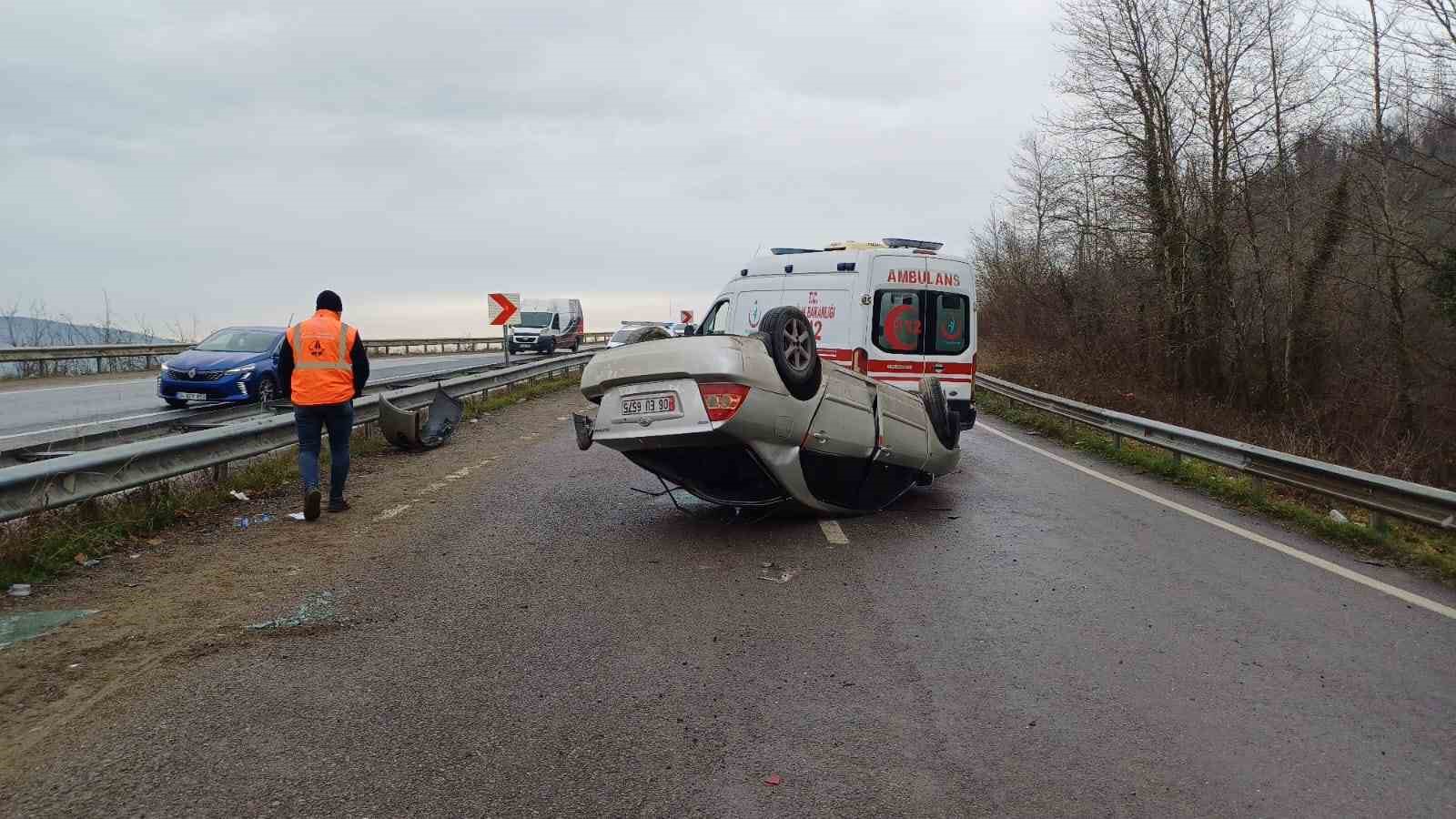 Zonguldak’ta feci kaza: 3 yaralı