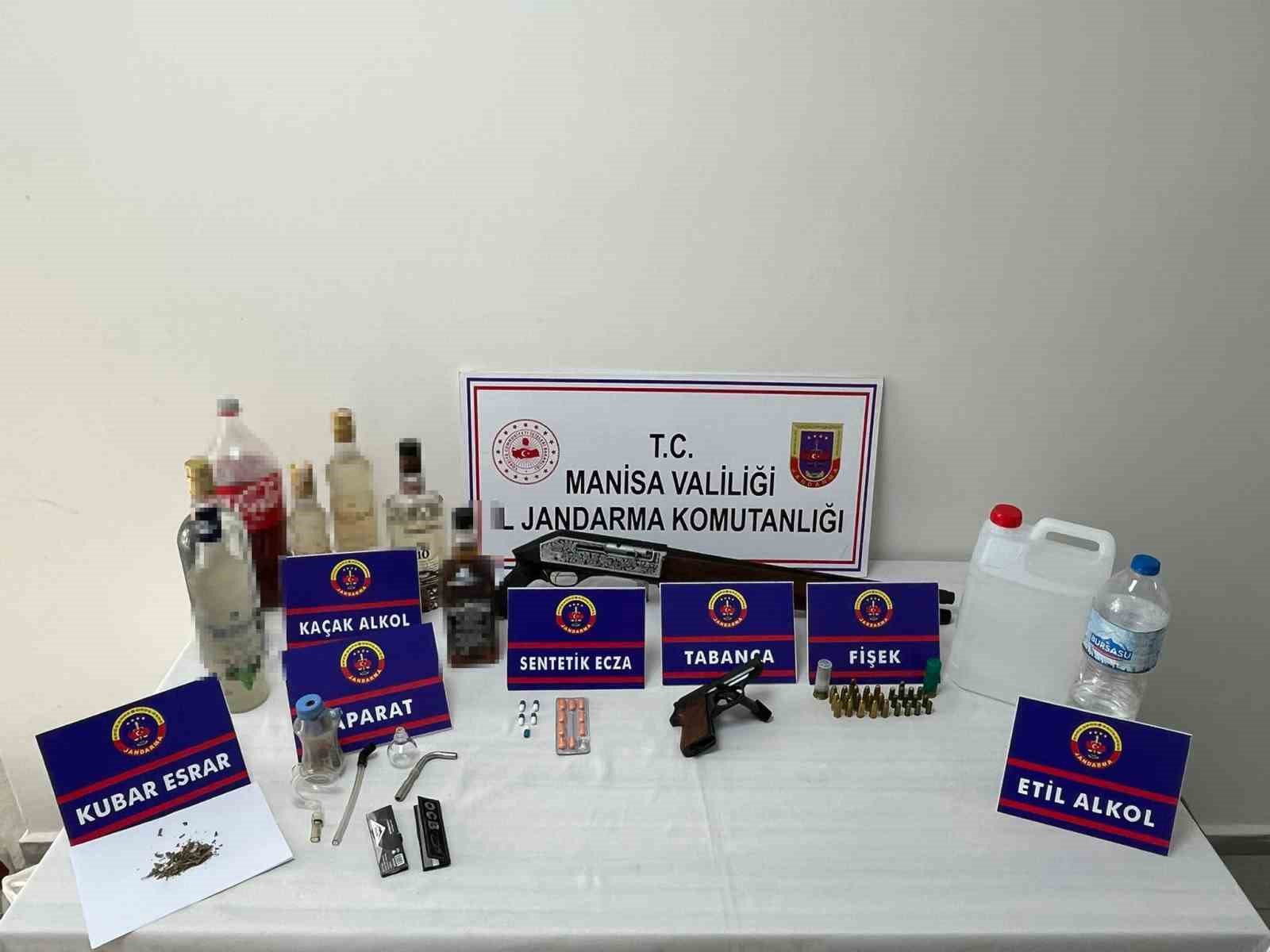 Jandarmadan kaçak alkol operasyonu
