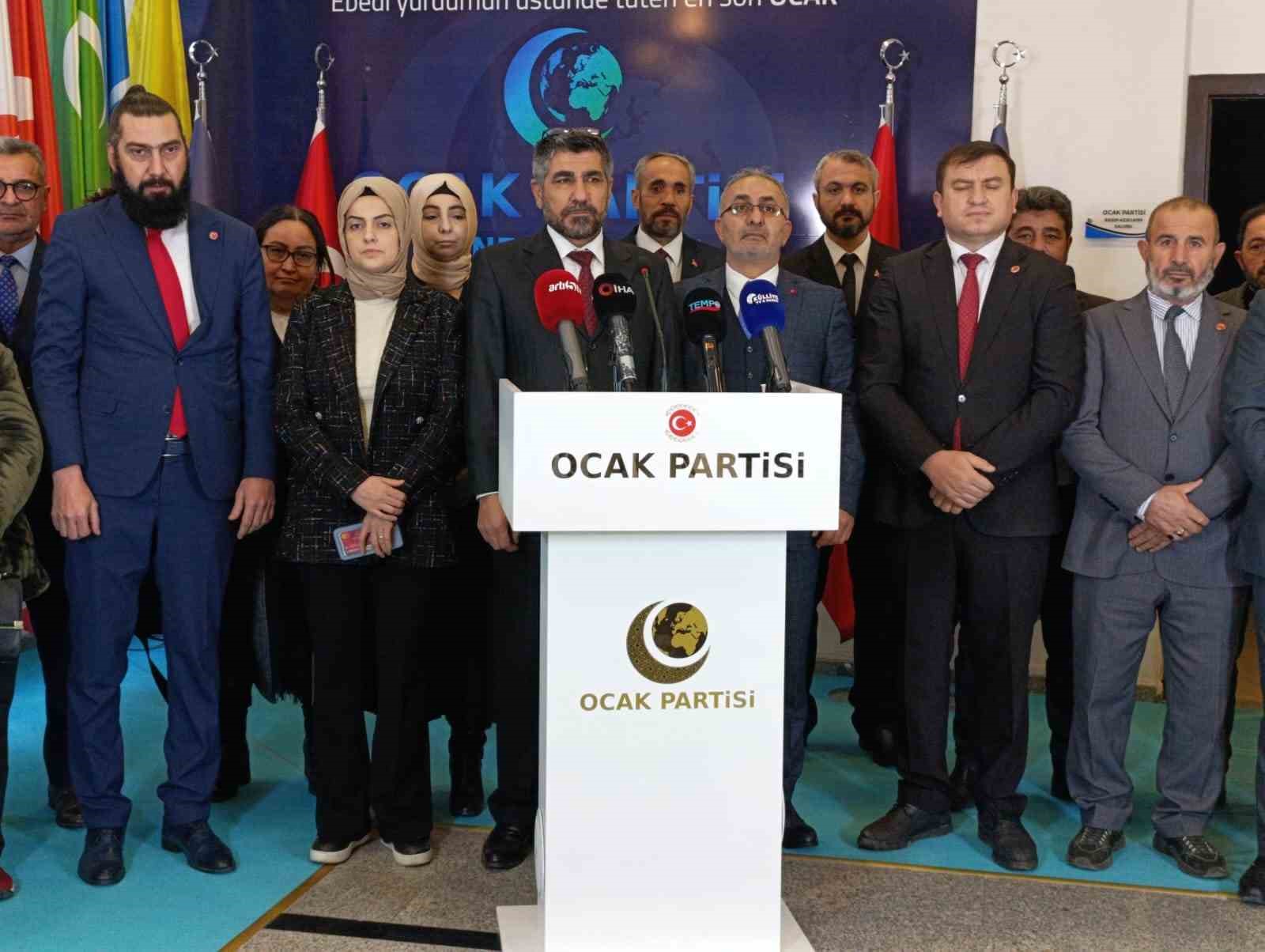 Ocak Partisi Parti Sözcüsü Atabay: "Ocak Partisi Genel Başkanı Kadir Canpolat PKK ve FETÖ’nün infaz listesinde"