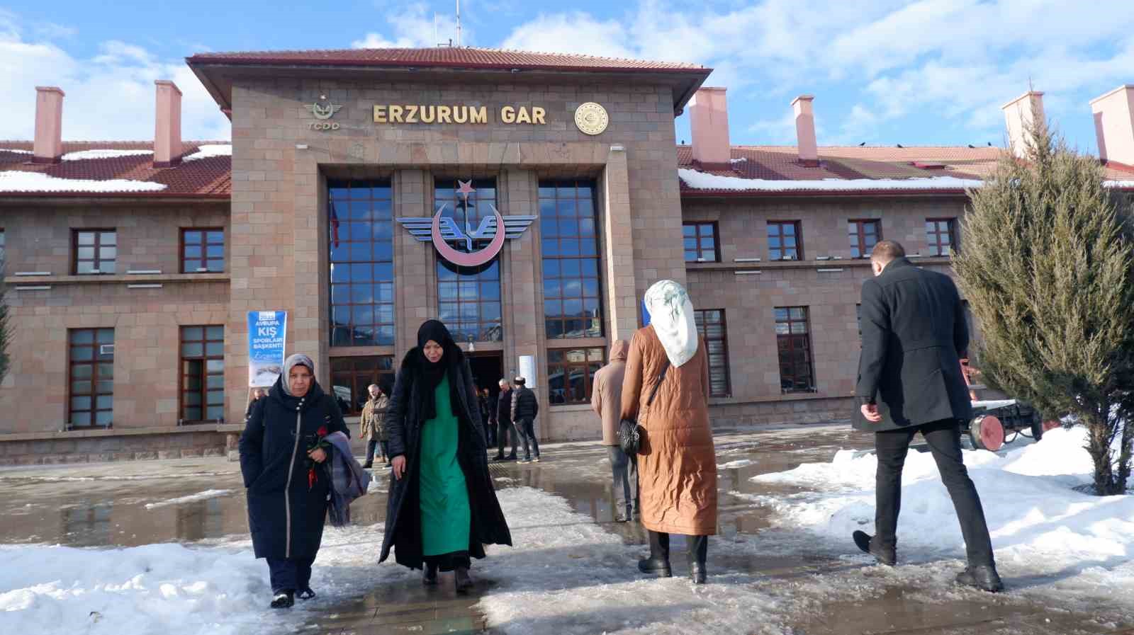 Doğu Ekspresi Erzurum durağında mola verdi
