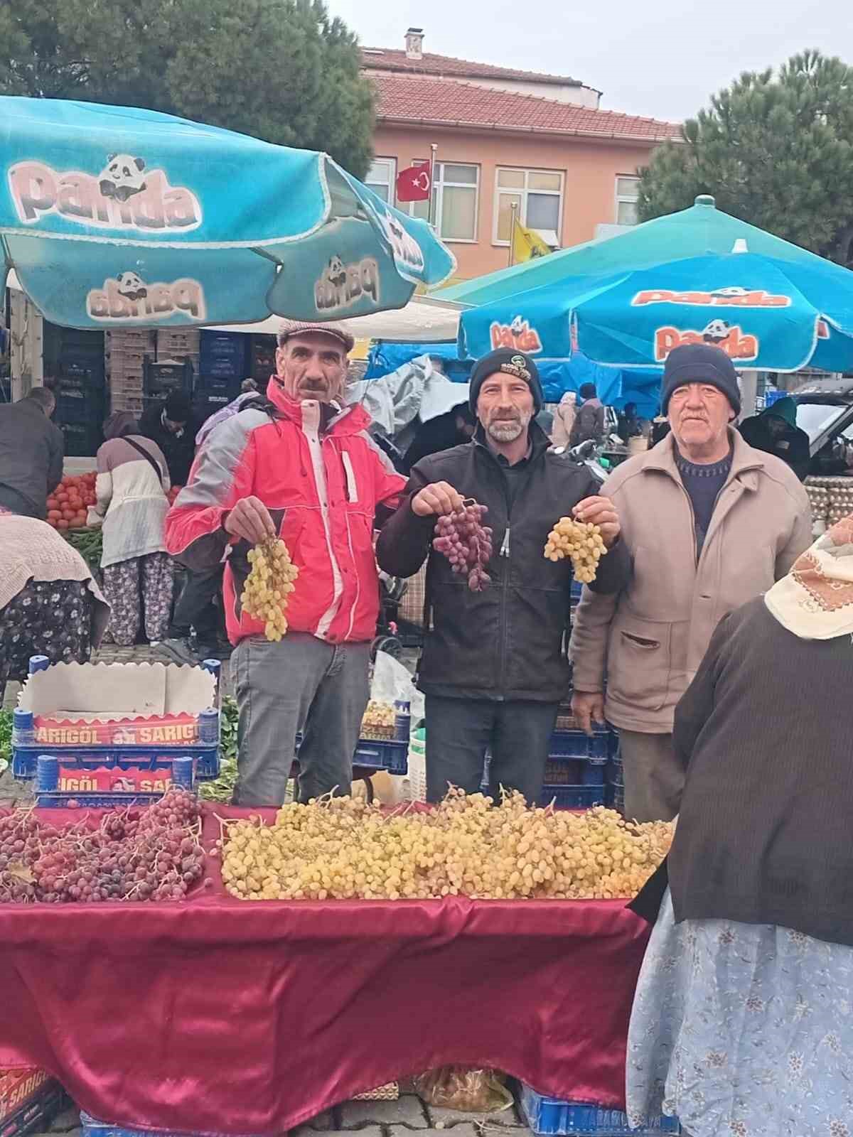 Yılbaşı sofralarının taze üzümü Sarıgöl’den
