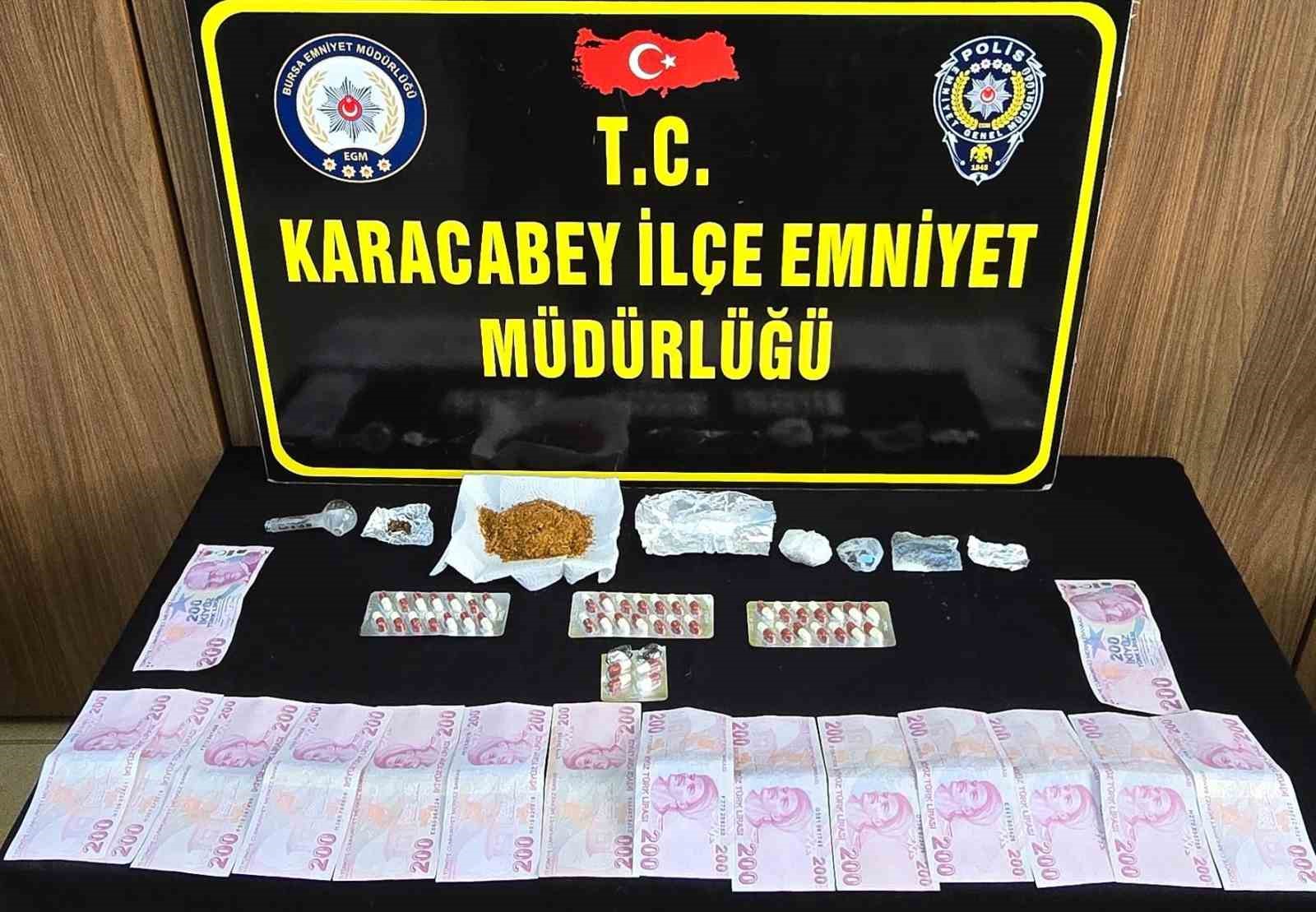 Karacabey’de uyuşturucu operasyonu: 4 gözaltı 1 tutuklu