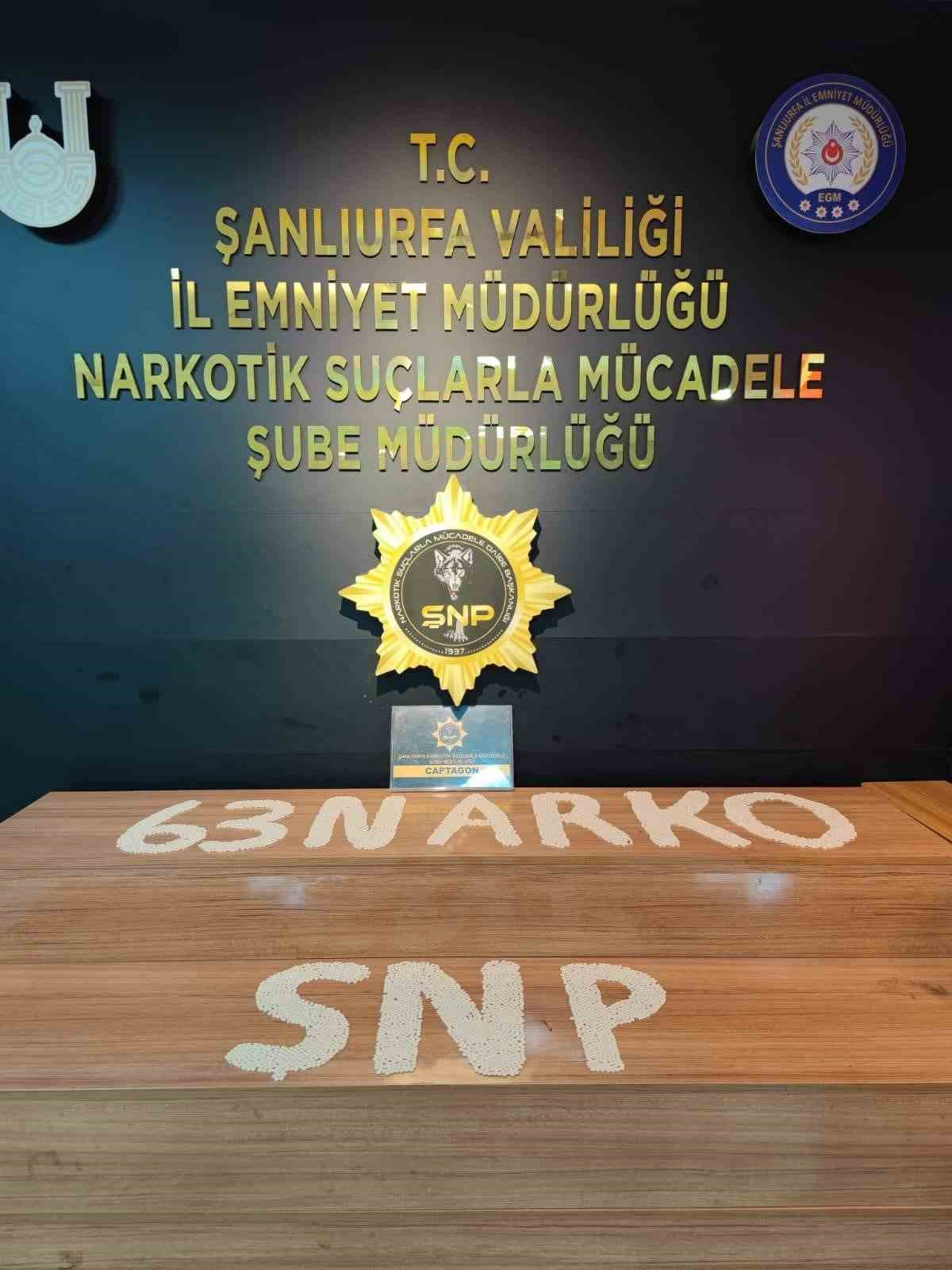 Şanlıurfa&rsquo;da uyuşturucu operasyonuna 2 tutuklama
