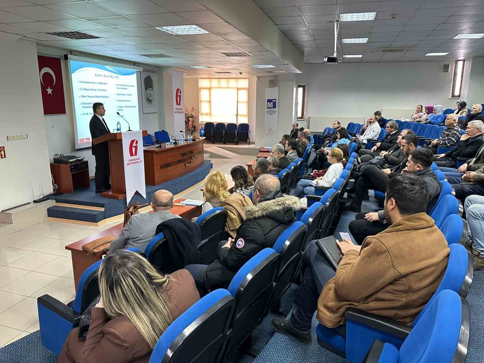 Zonguldak Defterdarlığı’ndan yeni mükelleflere bilgilendirme toplantısı