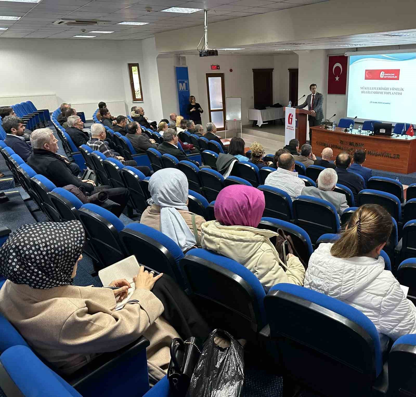 Zonguldak Defterdarlığı’ndan yeni mükelleflere bilgilendirme toplantısı
