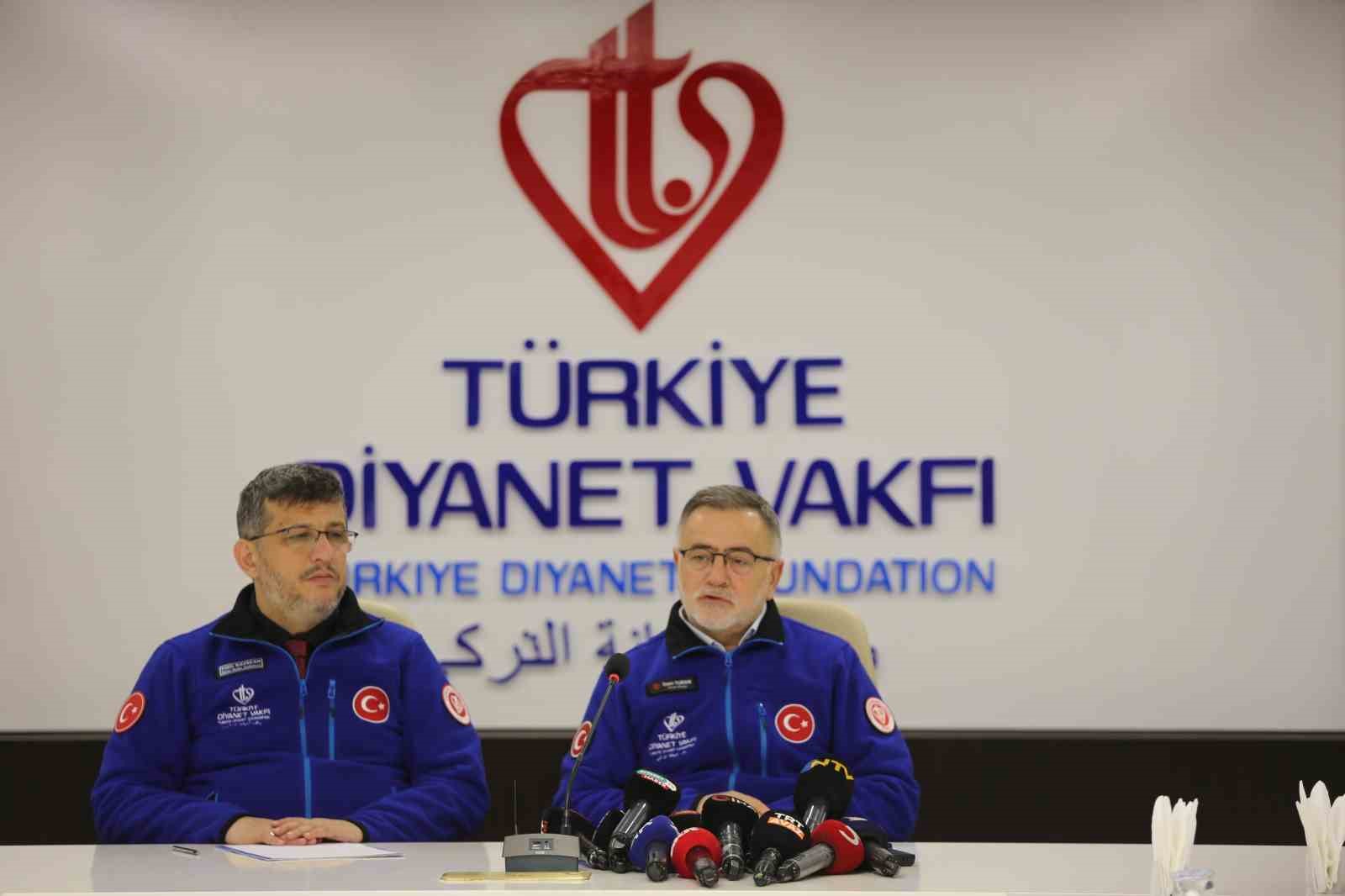 Türkiye Diyanet Vakfı Genel Müdürü Turan: “Suriye’de 13 bin briket ev inşa ettik”
