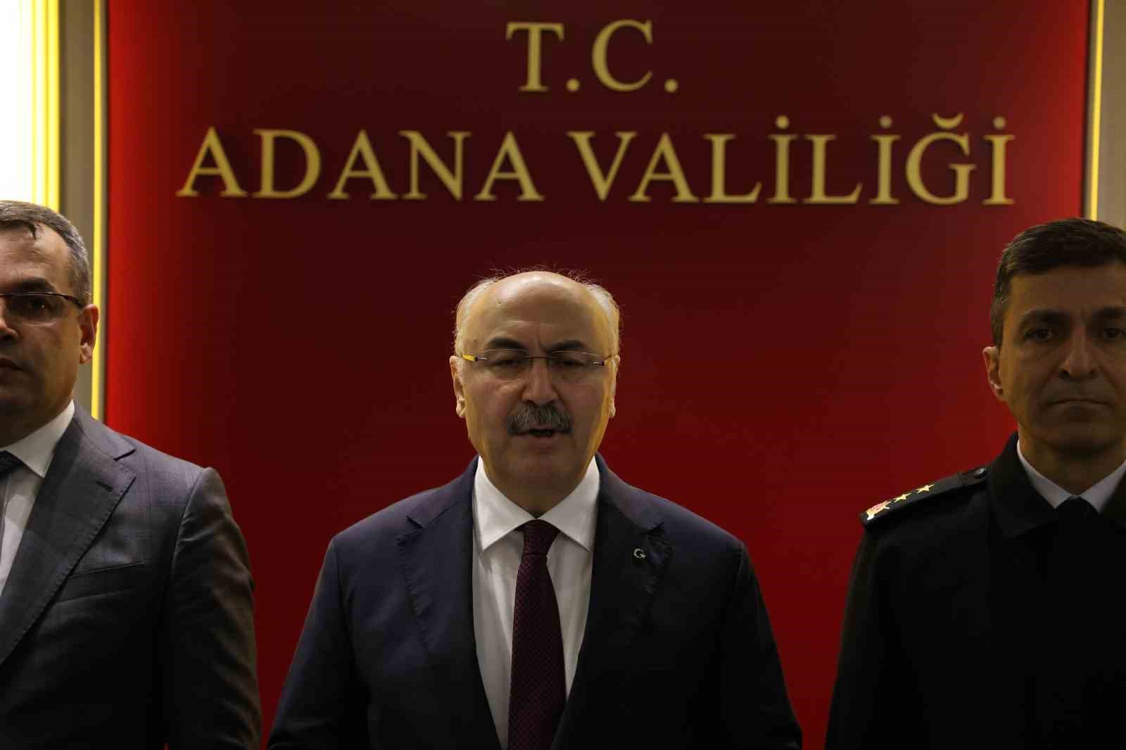 Adana Valisi Köşger: "Cinayet vakası 2023 yılında 147 iken 2024’de 81’e düştü"
