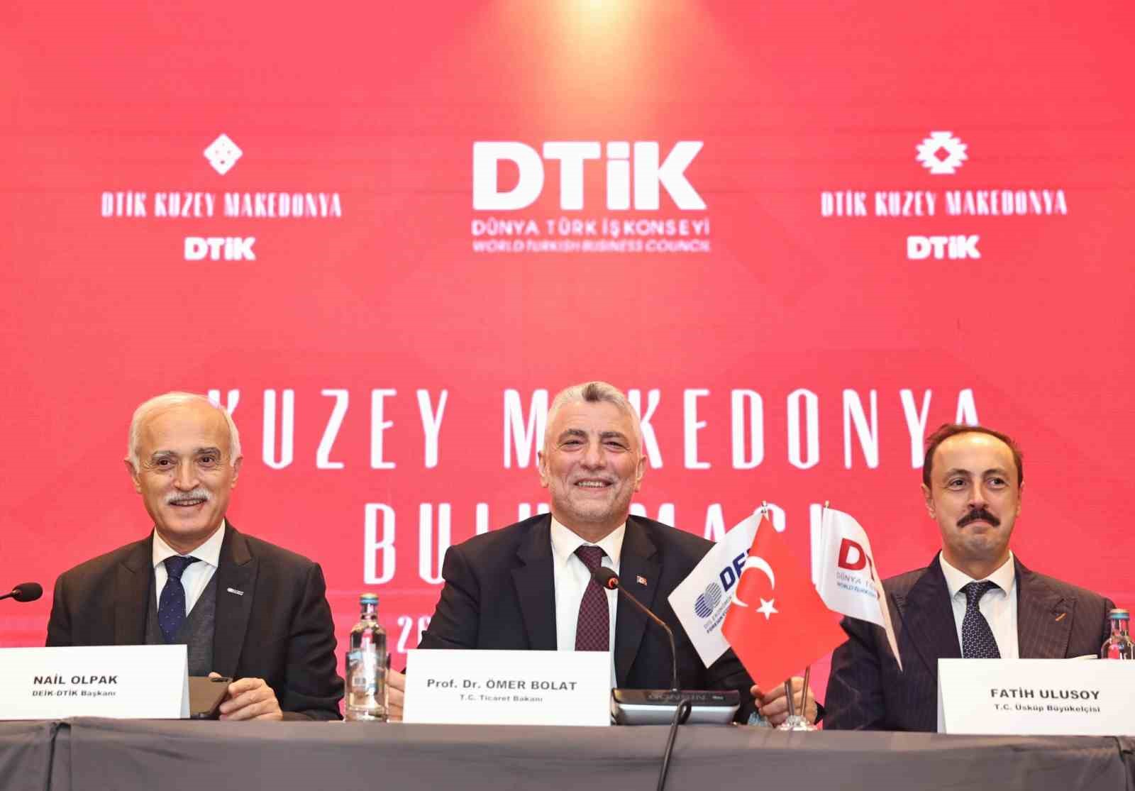 Ticaret Bakanı Bolat, Kuzey Makedonya’da DTİK toplantısına katıldı
