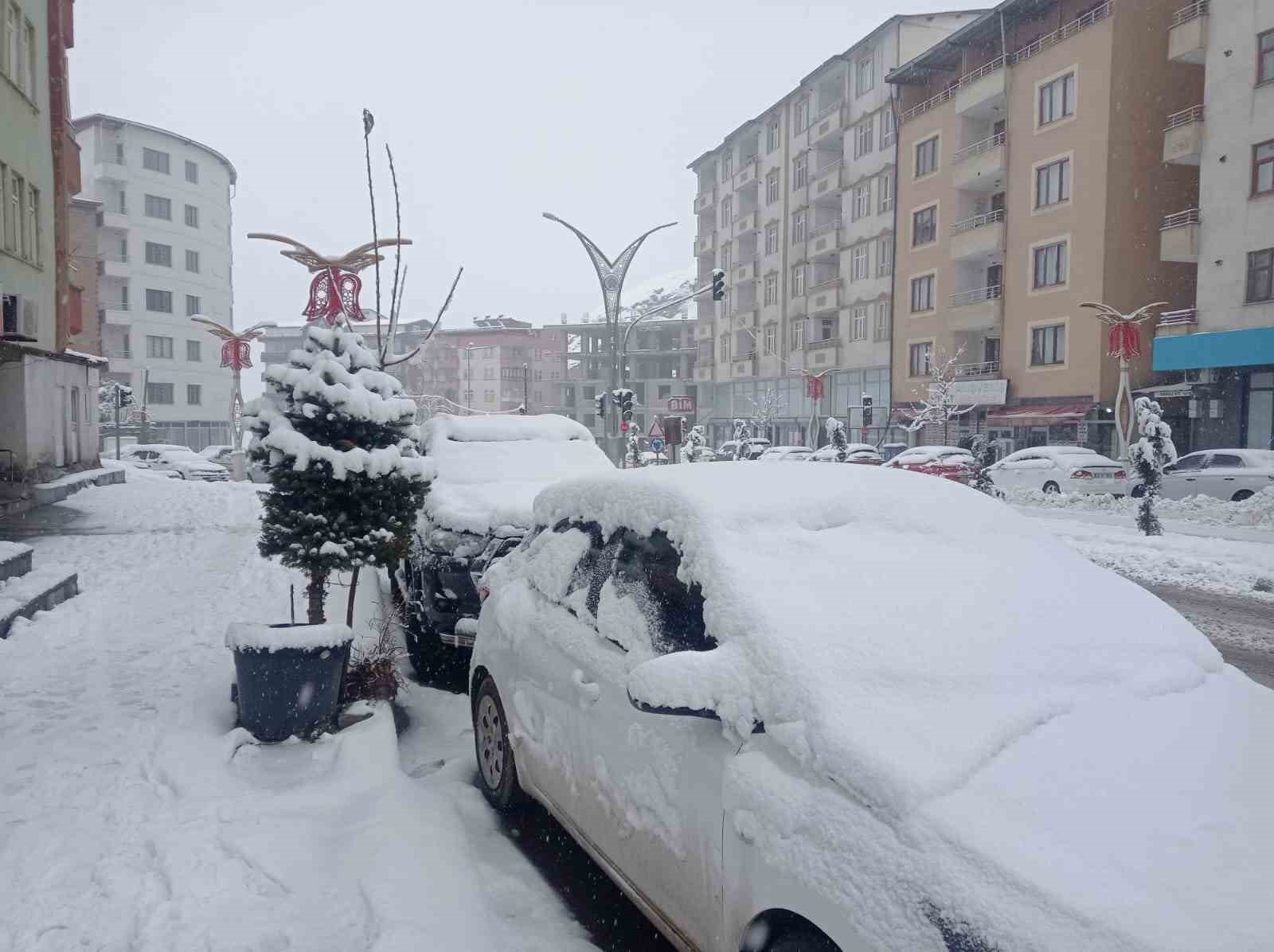 Hakkâri’de kar yağışı
