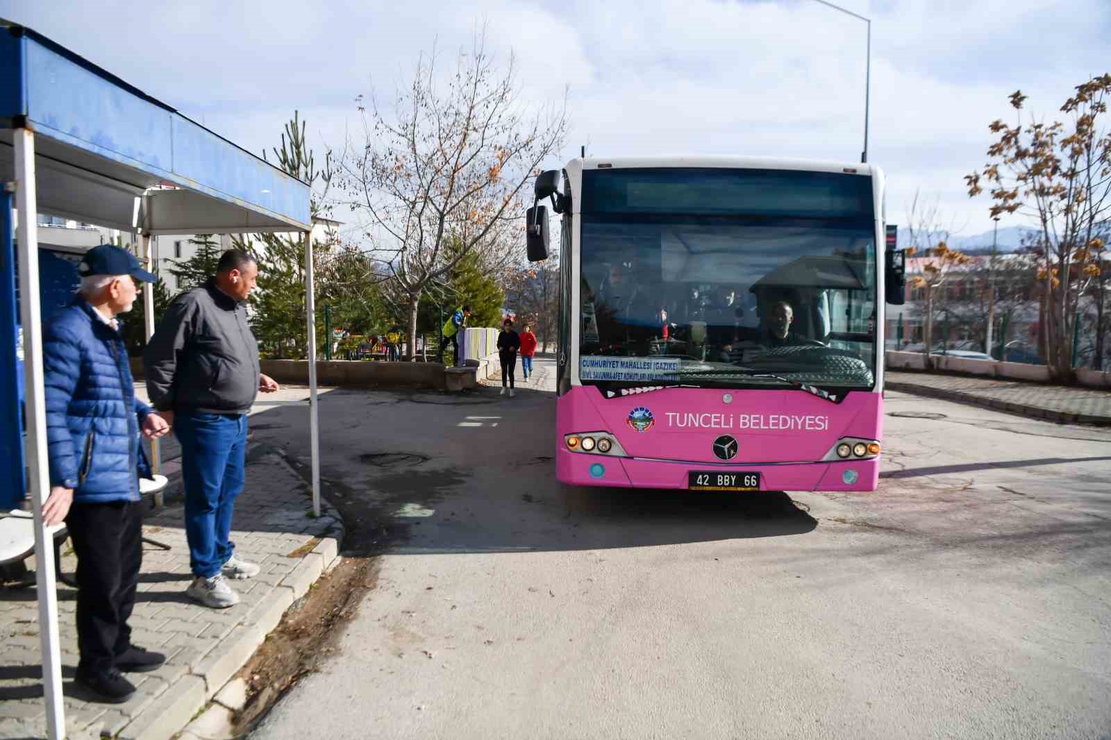 Konya’dan Tunceli’ye 2 otobüs