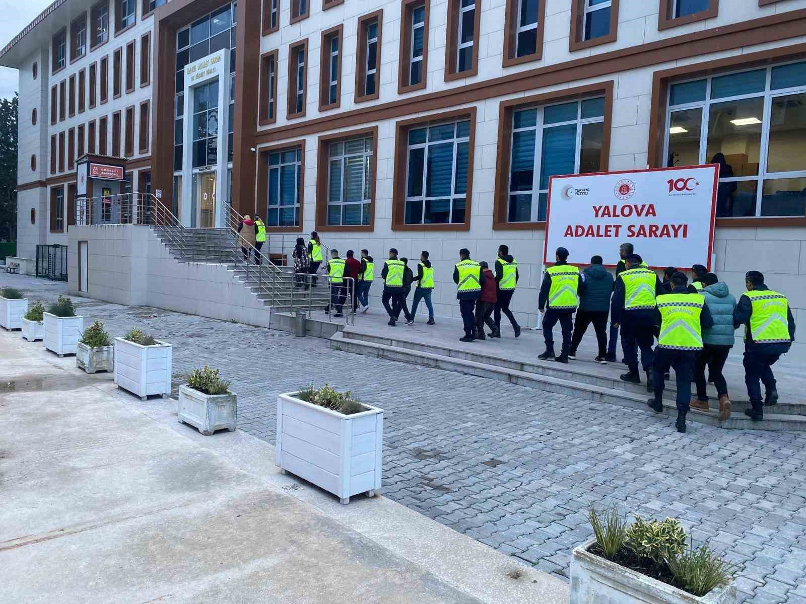 Yalova’da uyuşturucu operasyonu: 6 tutuklama