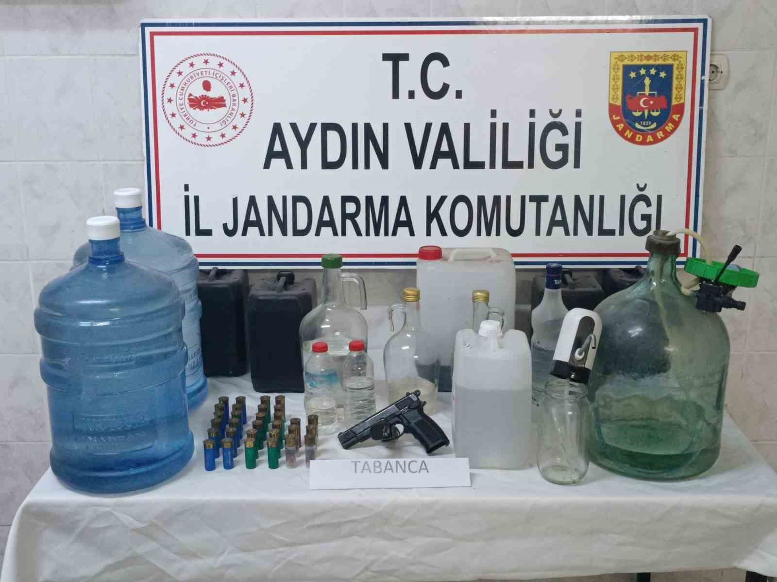 Didim’de yeni yıl öncesi sahte alkol operasyonu