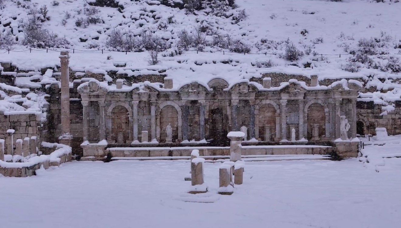 Karlar altında bir masal diyarı Sagalassos