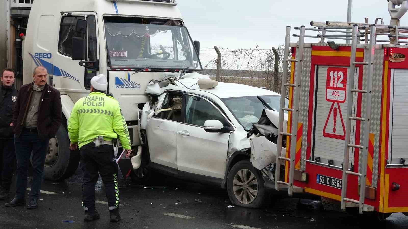 Ordu’da zincirleme trafik kazası: 6 yaralı