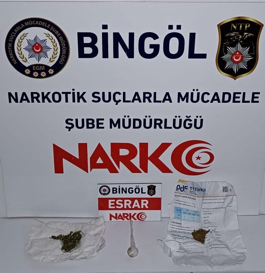 Bingöl’de uyuşturucu operasyonu
