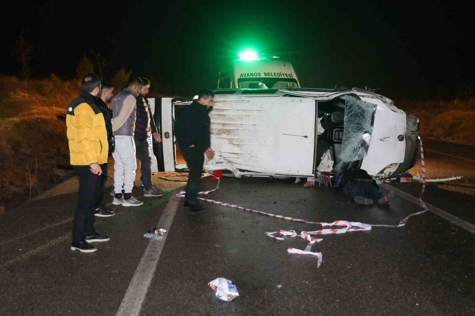 Kontrolden çıkan otomobil takla attı: 1 ölü
