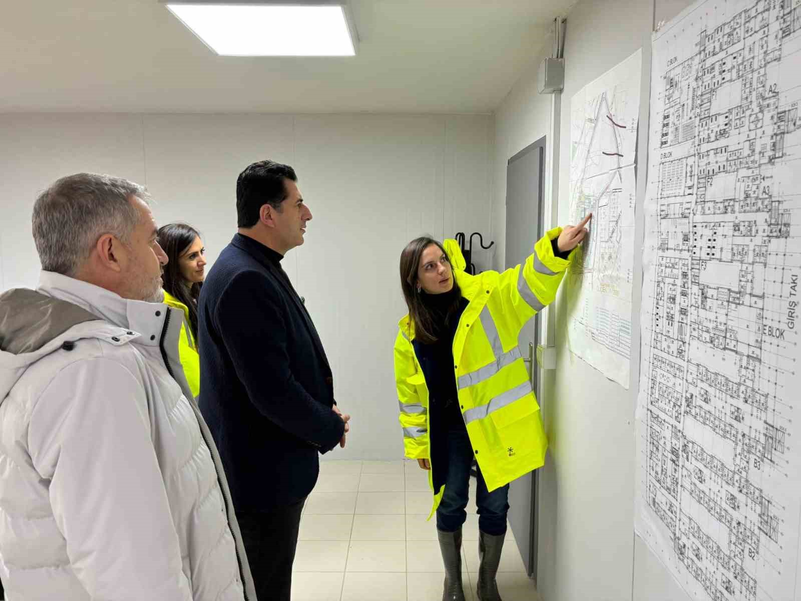 Başkan Güngör, Denizli Şehir ve Acil Durum Hastanesi çalışmalarını yerinde inceledi