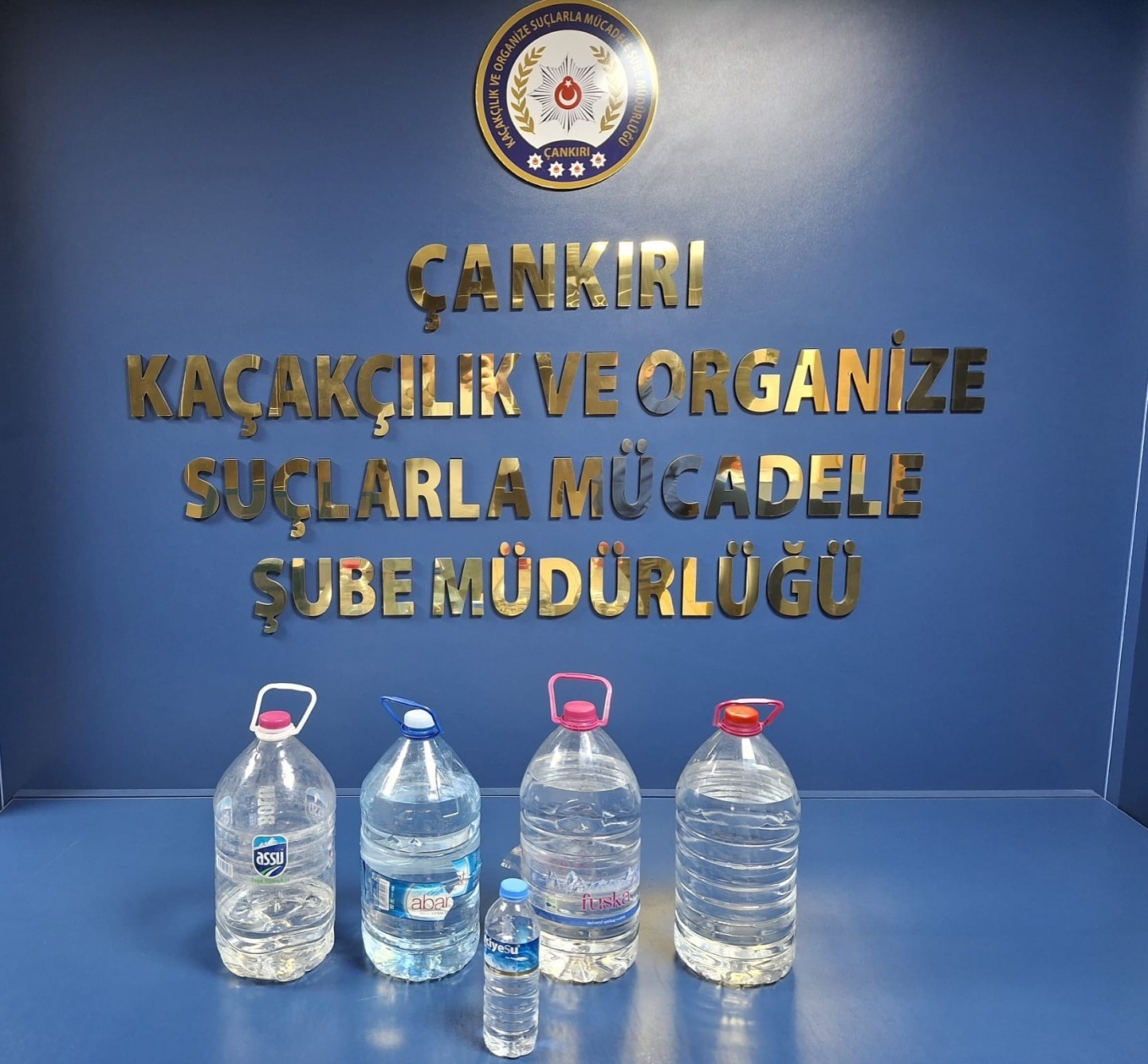 Çankırı’da 15 litre kaçak alkol ele geçirildi