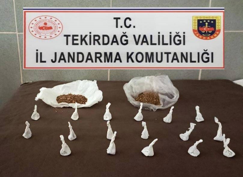 Tekirdağ’da jandarma ekiplerinden uyuşturucuya geçit yok
