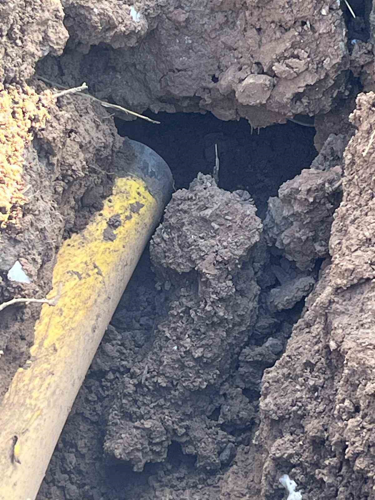 Posof&rsquo;ta toprak kayması doğalgaz hattına zarar verdi
