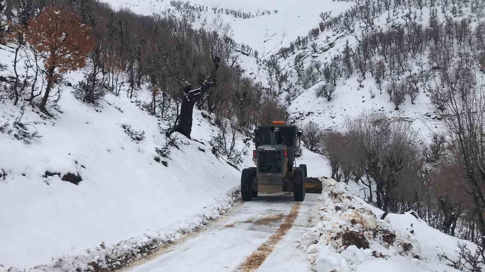 Diyarbakır’da kardan kapanan 300 kilometrelik yol ulaşıma açıldı
