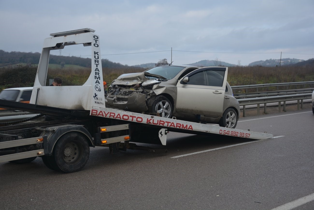 Sinop&rsquo;ta trafik kazası: 1 yaralı
