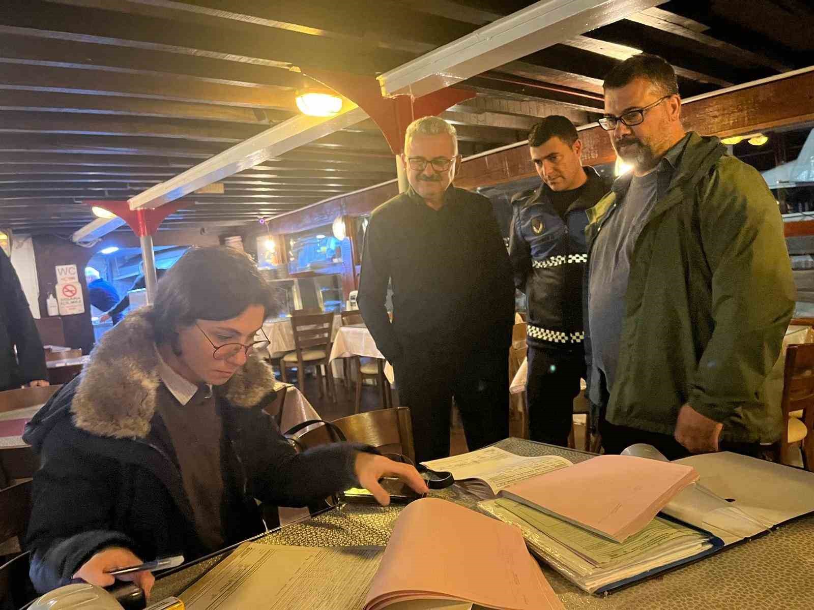 Zabıtadan yılbaşı denetimi