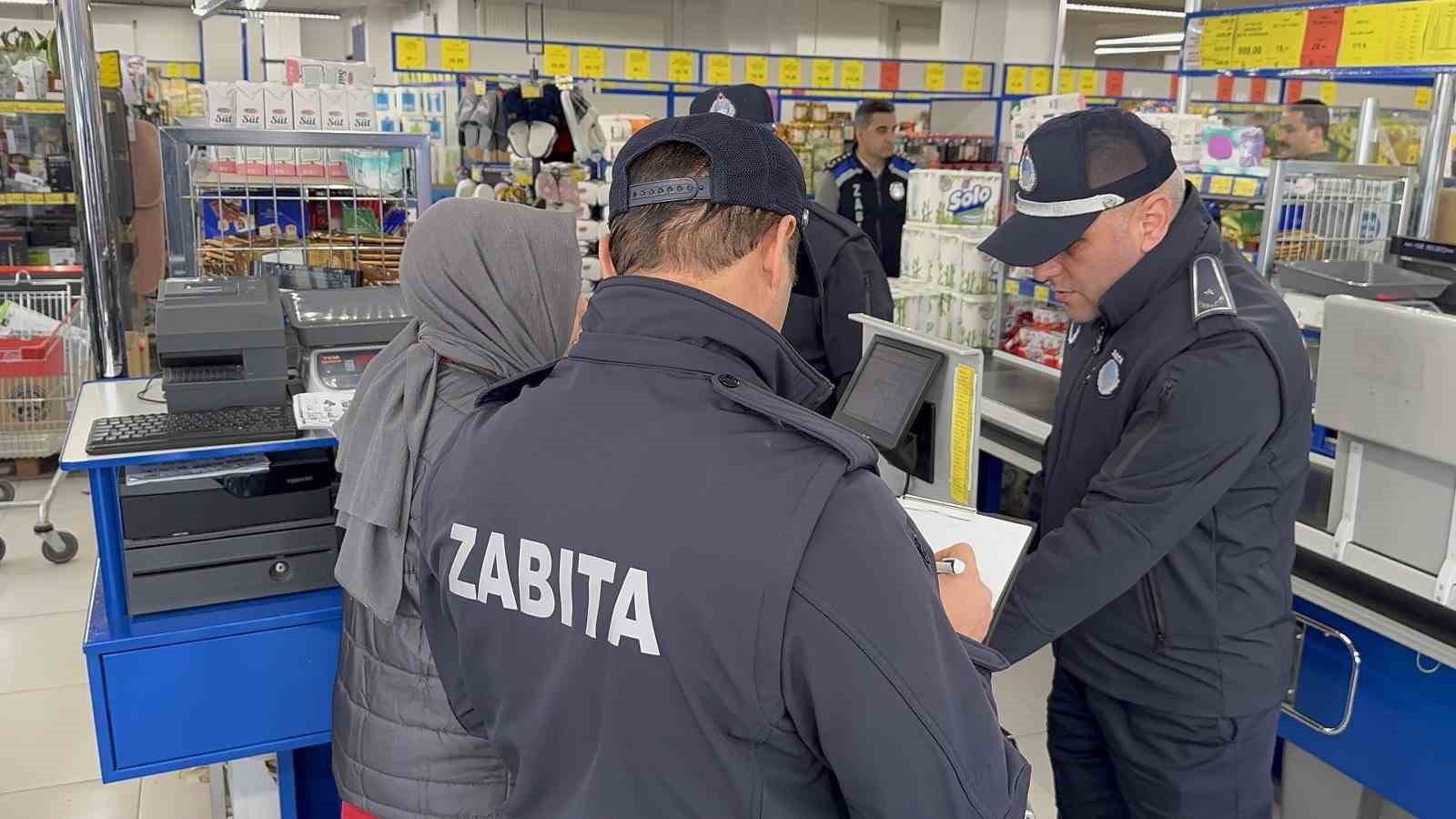Çorum Belediyesi zabıta ekipleri 2024 yılında 2 bin marketi denetledi